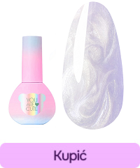 Baza hybrydowa YOUARECUTE Cover Base 16 mleczna masa perłowa 5 ml